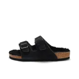 Black Suede+Black Fleece-Lined