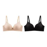 2 Pack (Black+Skin)
