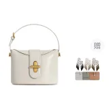 Beige Gray White