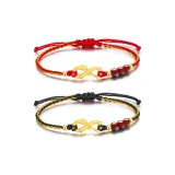 Sterling Silver Mobius Serpent Bracelet, Couple
