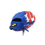 Red Blue 9.5 Inches, Right-Handed, Suitable for Left-Handed Players Aged 5-7 Years Old