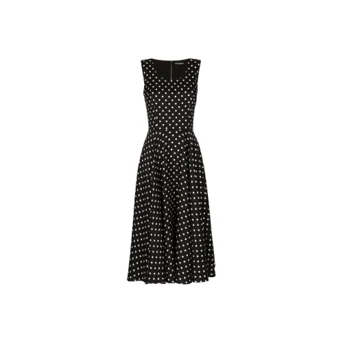 Dolce & Gabbana 블랙 여성 민소매 원피스