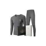 1 Set Underwear (Dark Gray) 100% cotton Antibacterial/Wolf Print/Shopping Bag Included