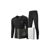 1 Set Underwear (Black) 100% cotton Antibacterial/Wolf Print/Shopping Bag Included