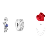 Astronaut Charm+Bright Charm (Includes Plain Chain, Box)