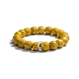 Butterscotch Amber Star Moon Bodhi Seeds[Manjushri Bodhisattva-Rabbits]