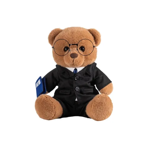 Shu Family 앉은 자세 곰돌이 인형 플러시 돌 25cm 높이