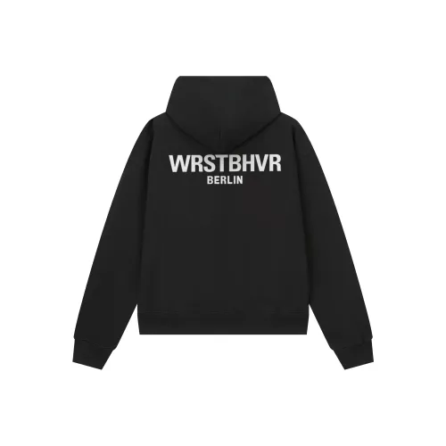 WRSTBHVR PIONEER 블랙 남녀공용 맨투맨