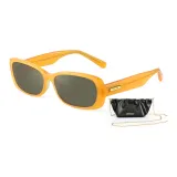 Orange Frame with Tea Brown Lens