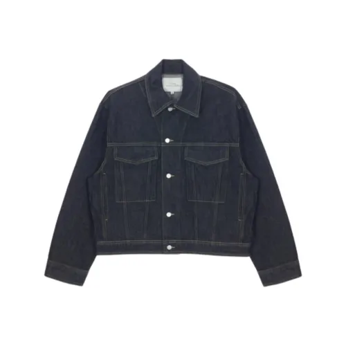 Studio Nicholson 블랙 남성 데님 자켓
