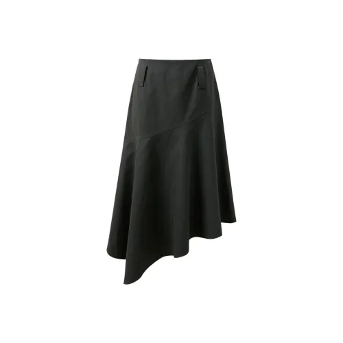 3COLOUR 커피 여성 캐주얼 롱 스커트