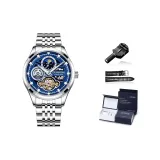Silver Case Blue Dial Steel Band-Packaging