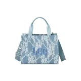 Lace Blue White