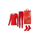 Red Thermal Set+Socks[Women's]