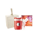 [Starry Sky Rose Champagne Gold Box]Cola Red