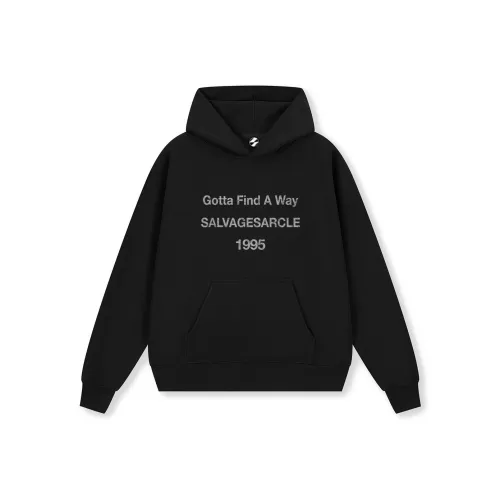 THE SALVAGES FASHION CLUB 블랙 남녀공용 맨투맨