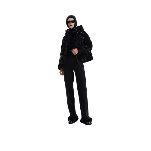MEFUR 블랙 여성 다운 재킷