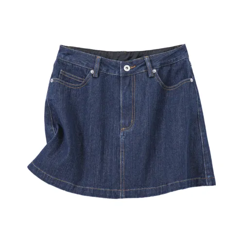 Le Alfashionline 블루 여성 데님 숏 스커트