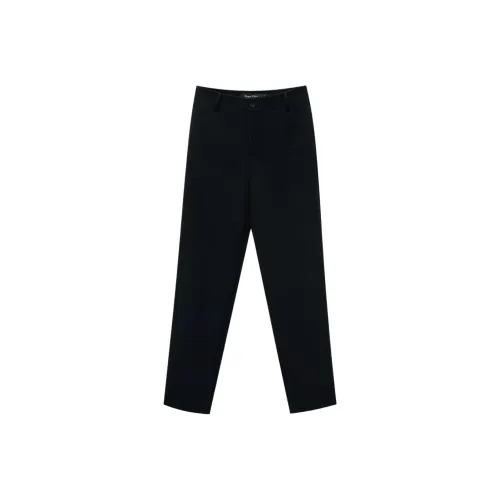 DEGRE ZERO 블랙 여성 캐주얼 팬츠