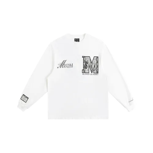 MR.ENJOYDA MONEY 화이트 남녀공용 티셔츠
