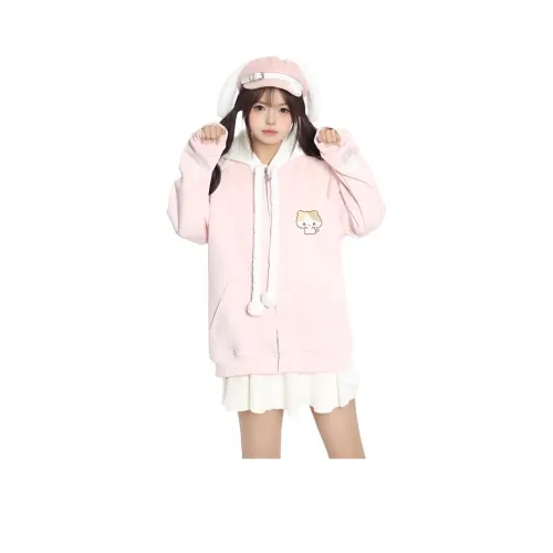 INCO VIBE 핑크 여성 맨투맨