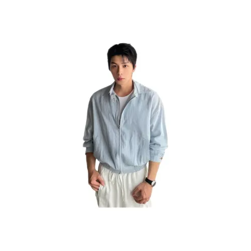 MUMUTU 블루 남성 자켓
