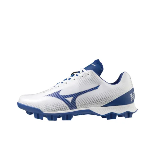 미즈노 웨이브 Lightrevo 야구화 남성 화이트 블루