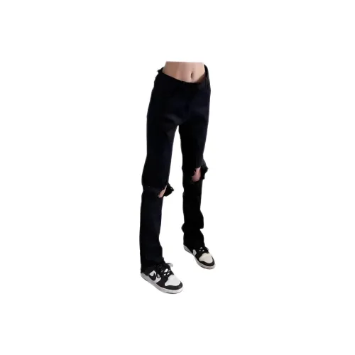 MUMUTU 8051 블랙 남성 청바지