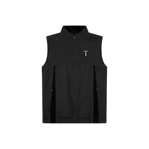 EUROPEAN TOUR 블랙 남성 조끼