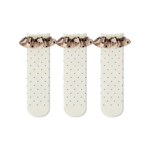 COTTON CHEESE 여성 크루 삭스