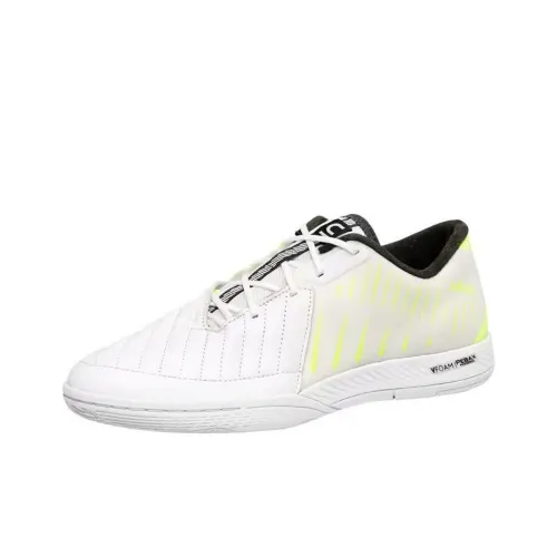 데카트론 IC/IN Shock Absorbers 미끄럼 방지 + 내마모성 + 통기성 좋은 축구화 남성 화이트 옐로우