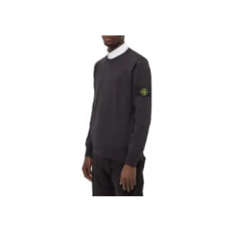 STONE ISLAND Sweaters Men Charcoal Gray-1