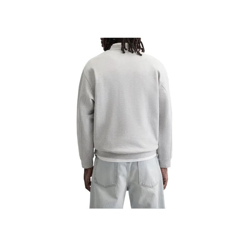 ZARA Sweatshirt Men's Zebra Print Gray-2