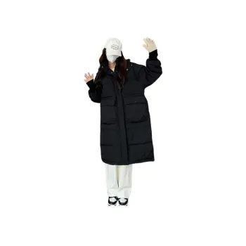 Flowers In Water Puffer Jacket Women's