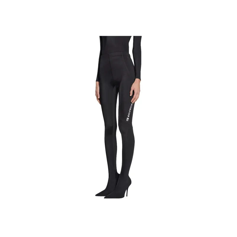 Balenciaga Casual Pants Slim Fit Women's Black-1
