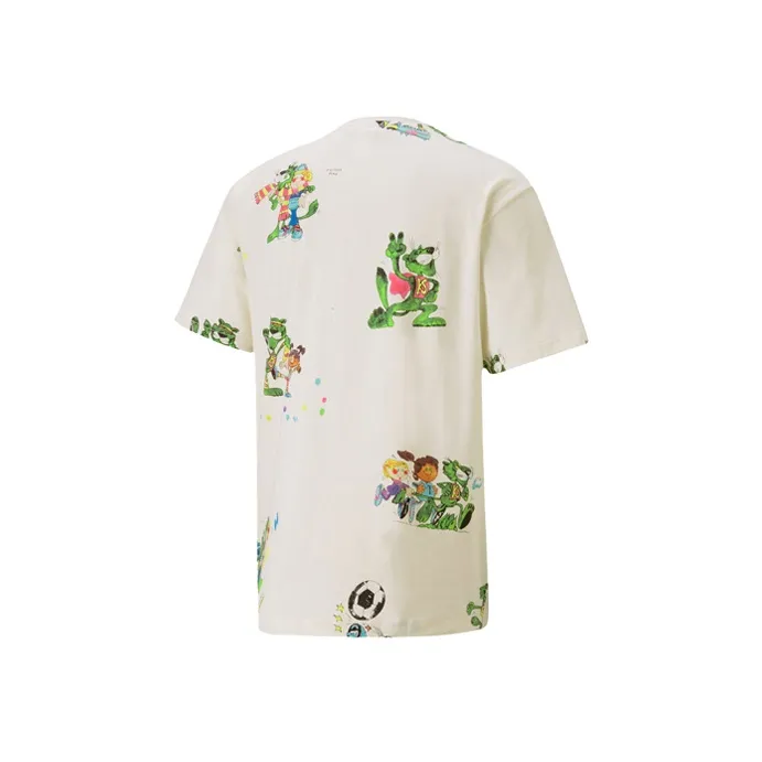 PUMA X KS T Shirts Men Ecru-1