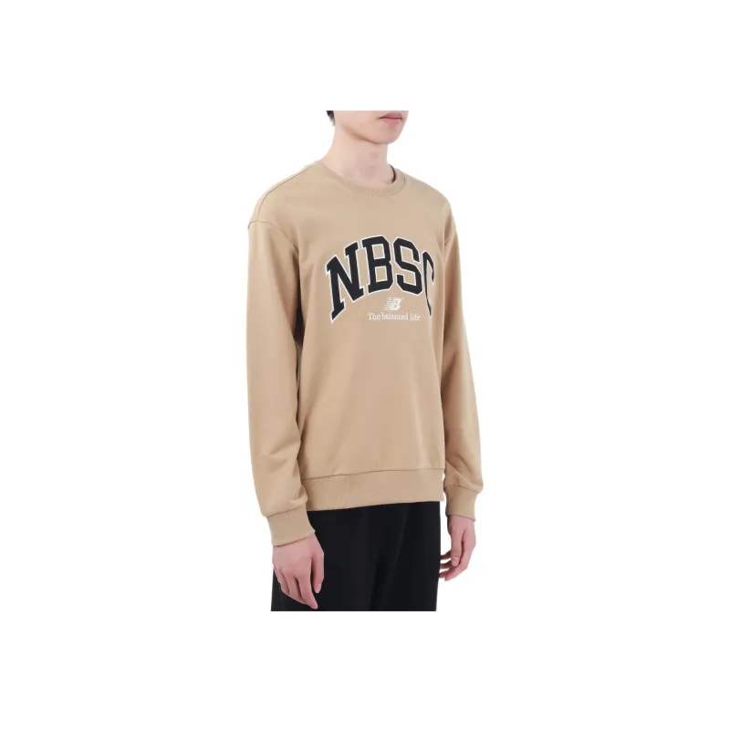 New Balance Sweatshirt Men's Khaki-5