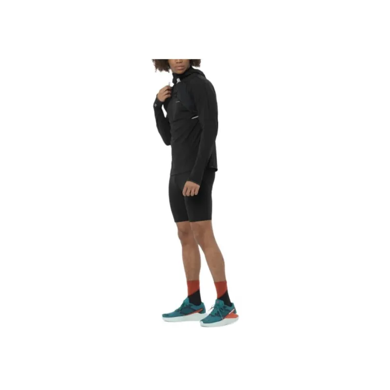 SALOMON SENSE AERO HYBRID Sweatshirt Men Pitch Black-4