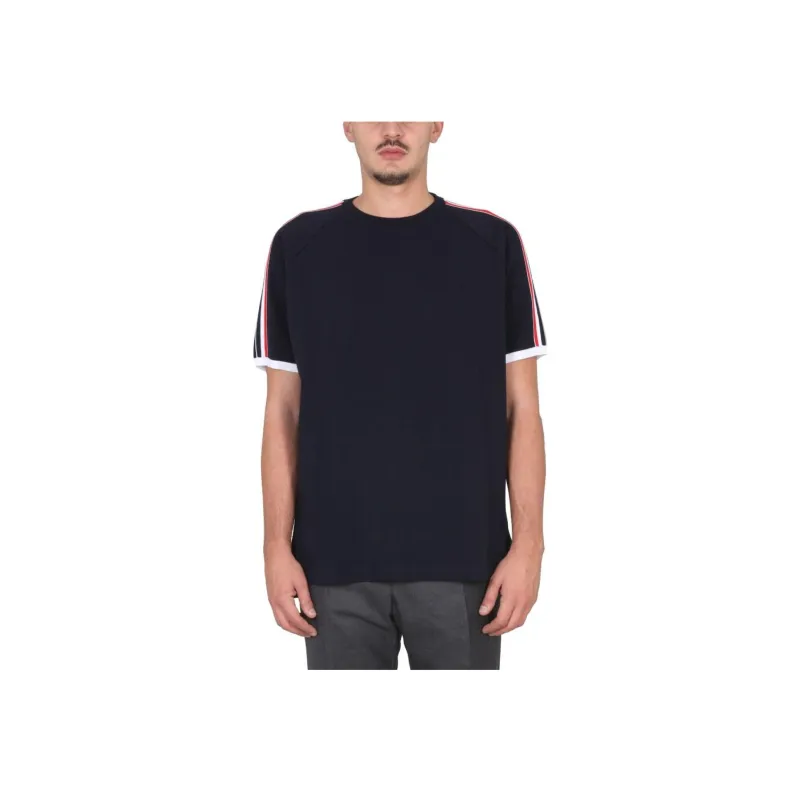THOM BROWNE Classic Pique Short Raglan Sleeve T-shirt-3