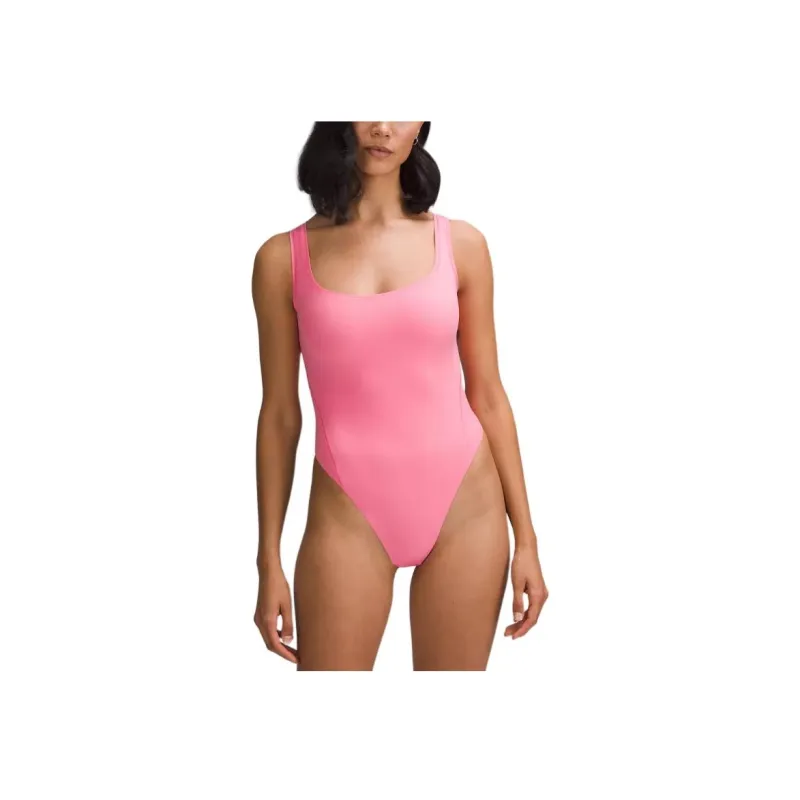 Lululemon Wundermost Ultra Soft Nulu Square Neck Sleeveless Bodysuit Bodysuits Women's-12