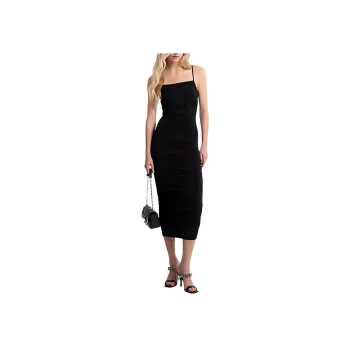 MICHAEL KORS Ruched Stretch Matte Jersey Dress