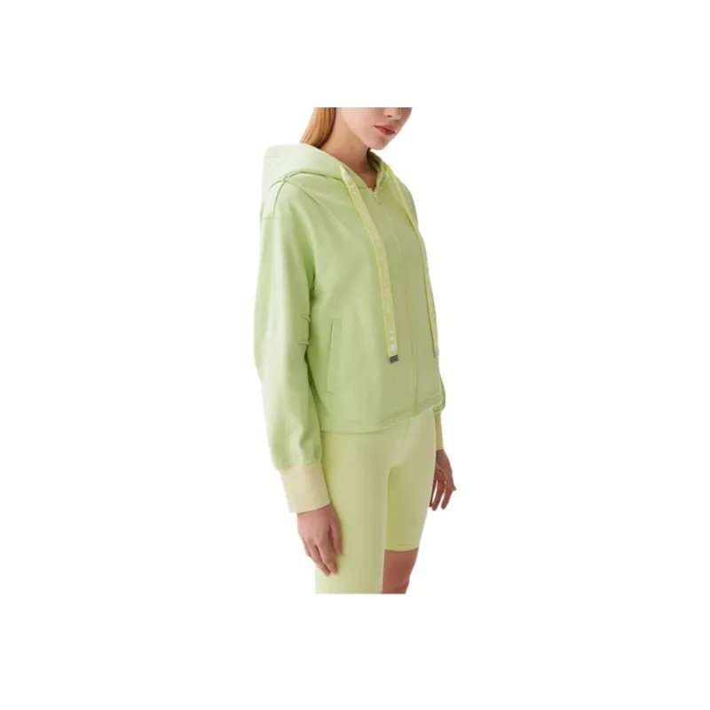 Particle Fever Sweatshirt Women's Lime Green-1