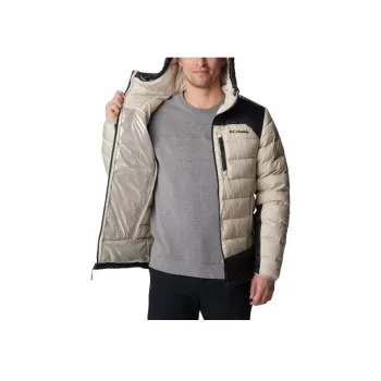 Columbia Men's Autumn Park™ Down Hooded Jacket Jackets & Coats Men's Black/Apricot