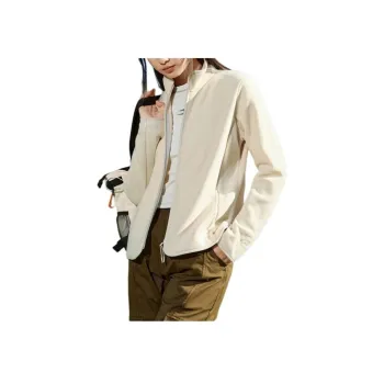 361° FW24 Windbreaker Jacket Women's White Pine Wood Color