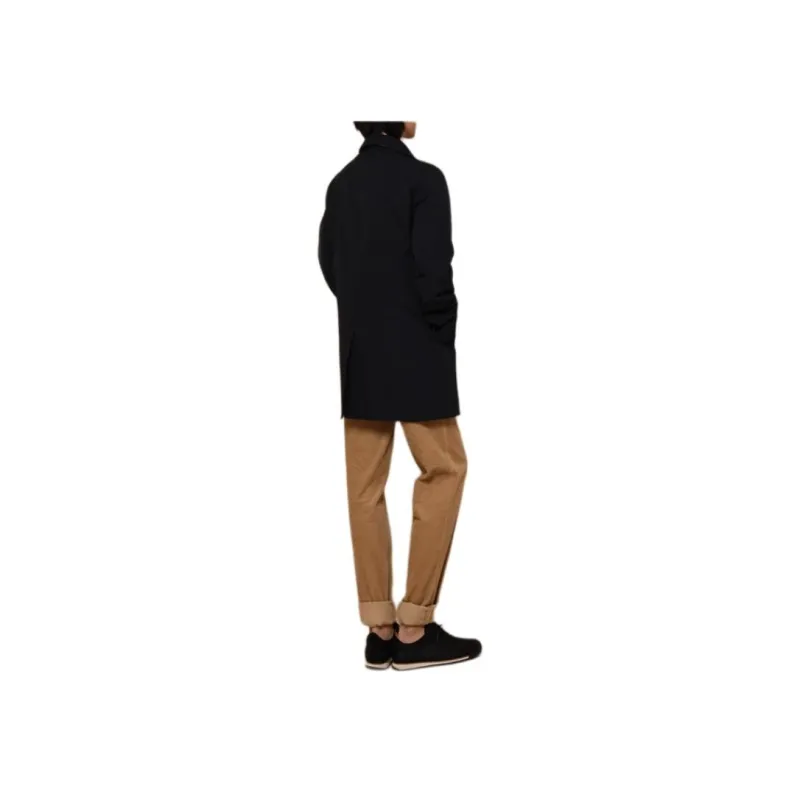 Hacikis Jackets Men Navy Blue-1
