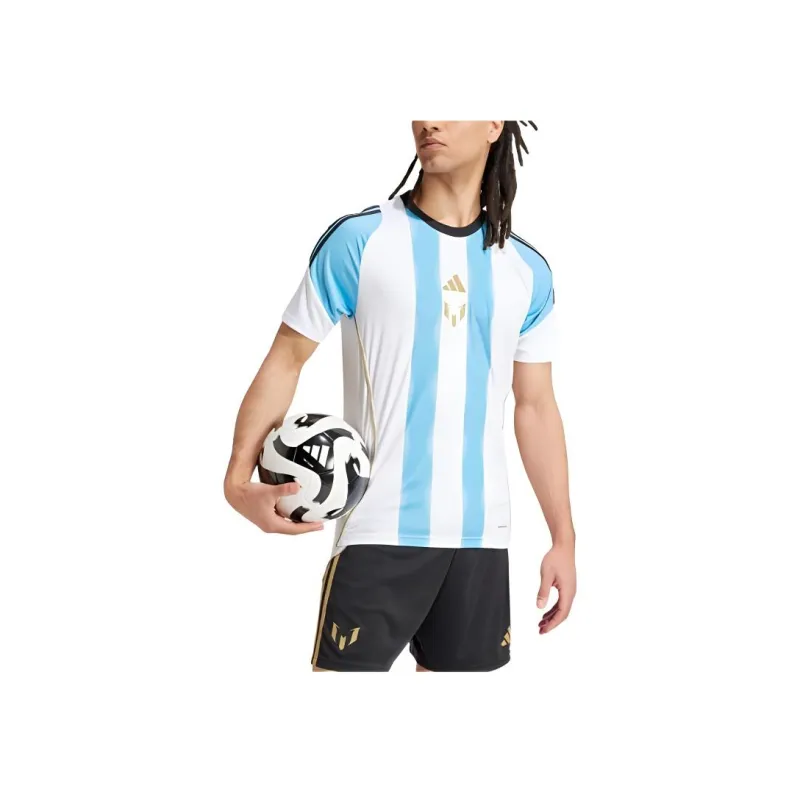Adidas Messi Series SS24 Soccer Jerseys Men's White Blue-4