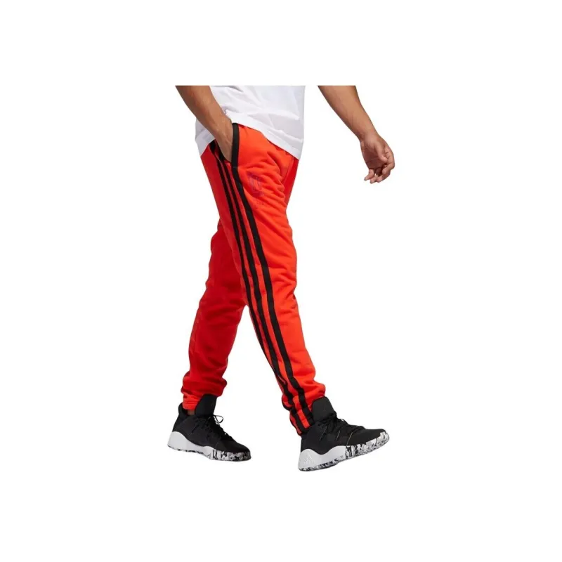Adidas Vintage Casual Pants Men's Red-2