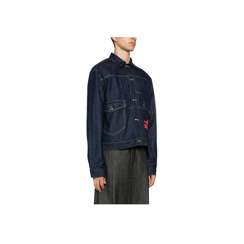 Vivienne Westwood Logo Printed Denim Jacket-2