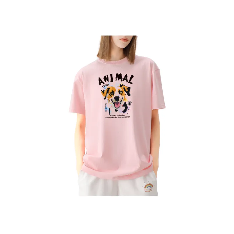 Oudifu Drop Shoulder Sleeve T Shirt Women's-0