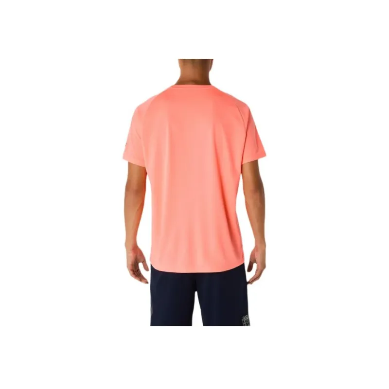 Asics T Shirt Men's Sunshine Coral-1